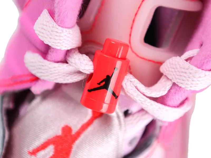 Jordan 6 Awake NY Playful Pink High-Top Sneakers Shoelace Detail