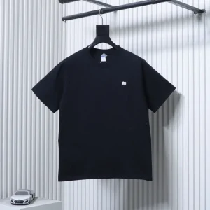 KS Crew Neck Pure Cotton Sports T-Shirt Color Black