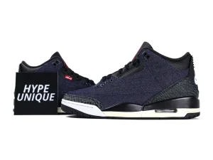 Levis x Jordan 3 Retro Indigo Hypeunique Side View