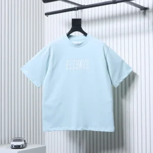 MM Foamed Number Logo T-Shirt Color Blue