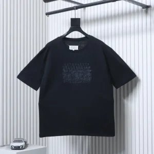 MM Mirror Letter Short-Sleeve T-Shirt Color Black