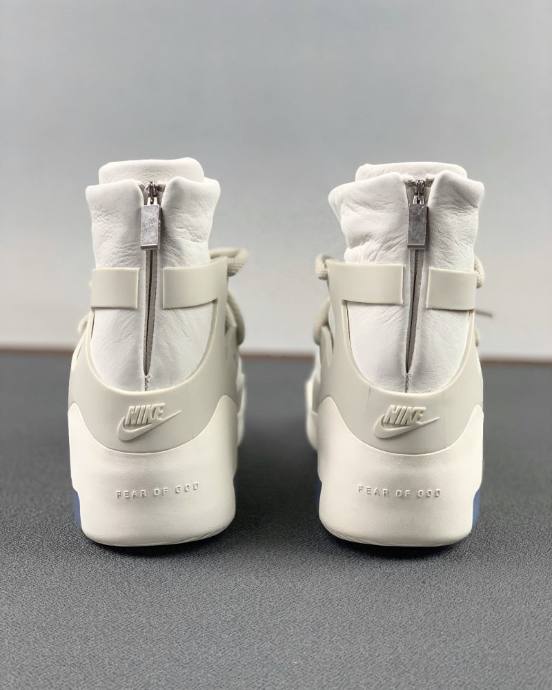 Air Fear Of God 1 Light Bone Heel View