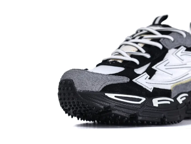 Off-White Be Right Back Sneakers White Black Front View