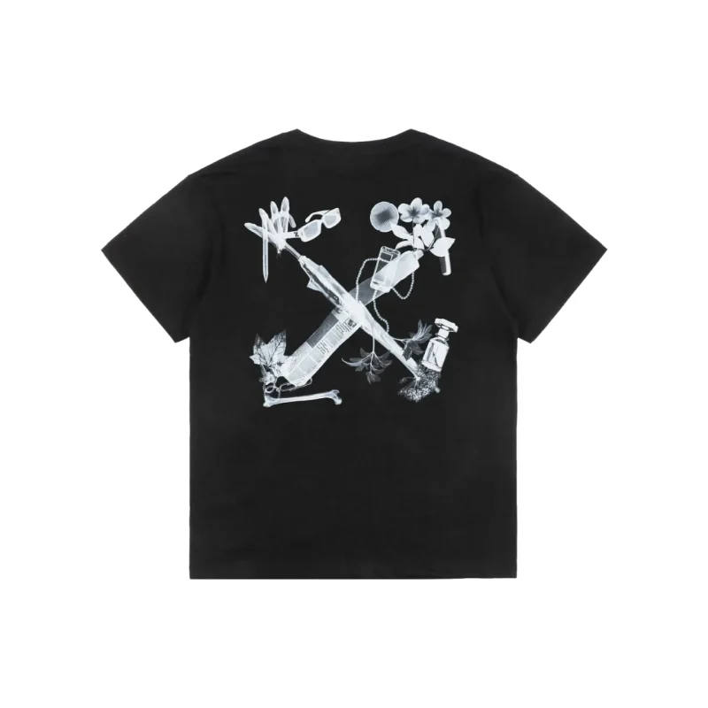 Back of Off-White Digital Headphones Arrow Print T-Shirt