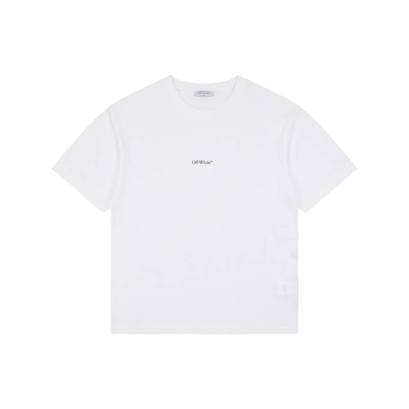 Off-White Horse Arrow Print Short-Sleeve T-Shirt Color White