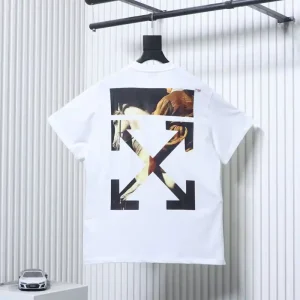Off-White Horse and Figure Print T-shirt