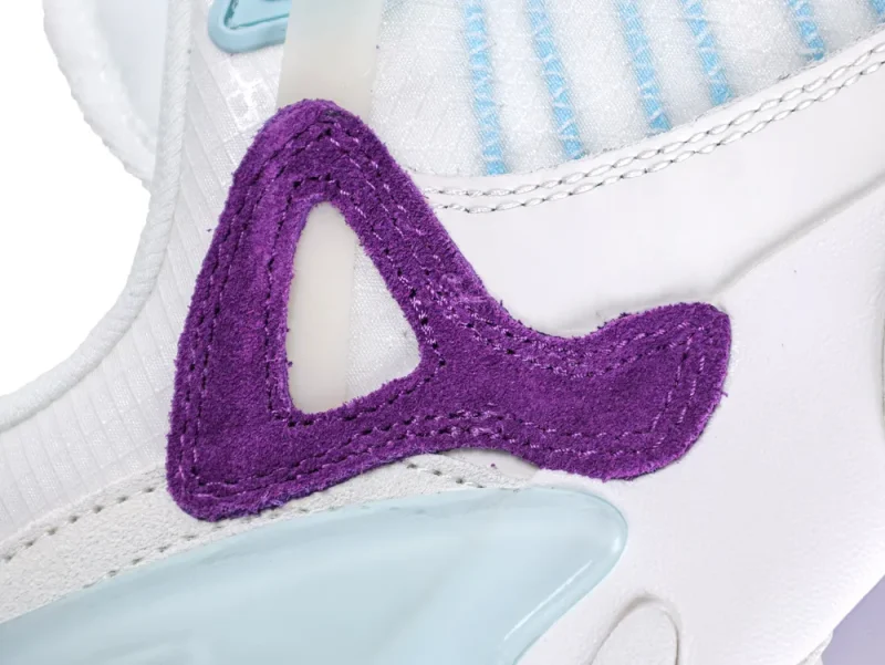 Off-White Odsy 2000 Sneakers White Purple Purple Suede Panel Detail