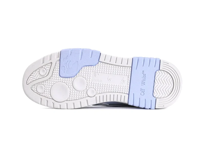 Off-White Out Of Office OOO Low-Top Sneakers White Blue Outsole View