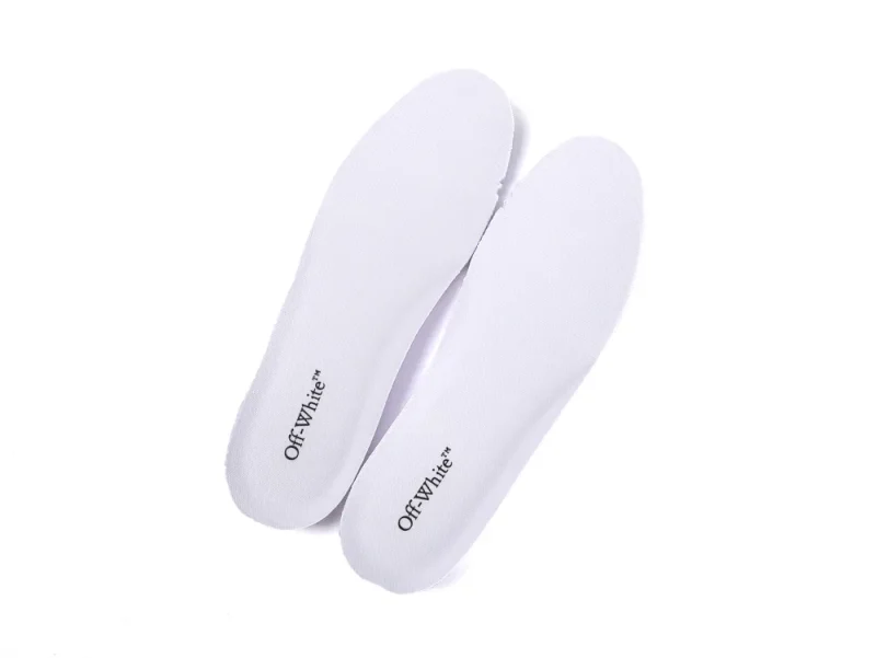 Off-White Out Of Office OOO Low-Top Sneakers White Blue Insoles