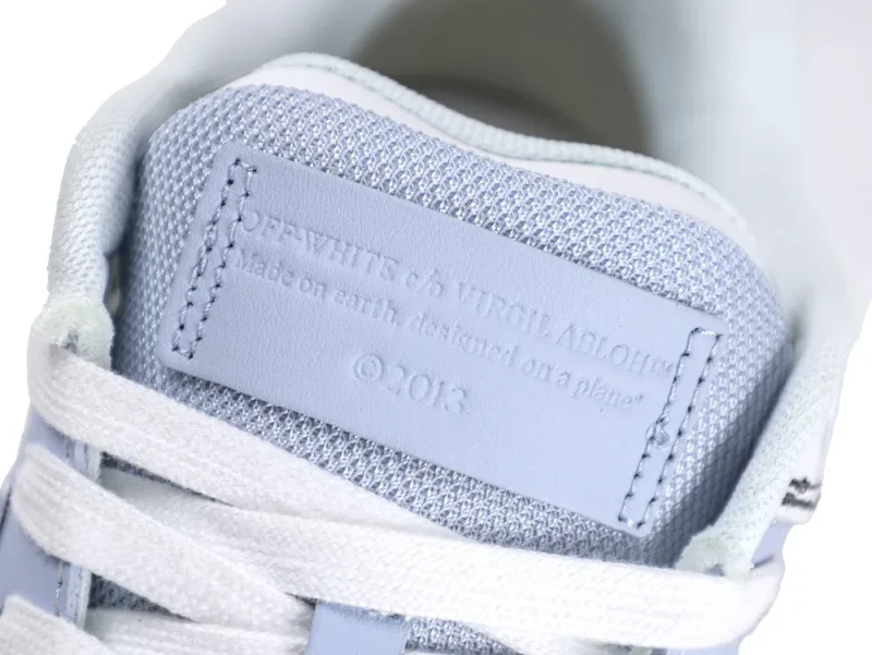 Off-White Out Of Office OOO Low-Top Sneakers White Blue Tongue Logo Patch