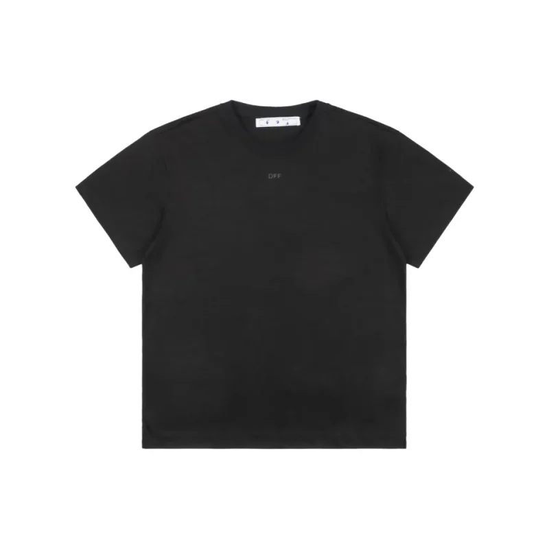 Off-White Overlapping Black Vinyl Arrow Print T-Shirt Color Black