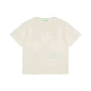 Off-White Watercolor Oil Painting Arrow Print T-Shirt