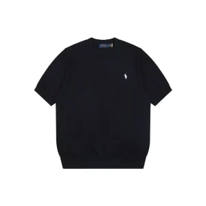 RL Jacquard Pony Logo T-Shirt Color Black