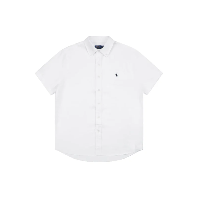 RL Pure Linen Pony Logo Short-Sleeve T-Shirt