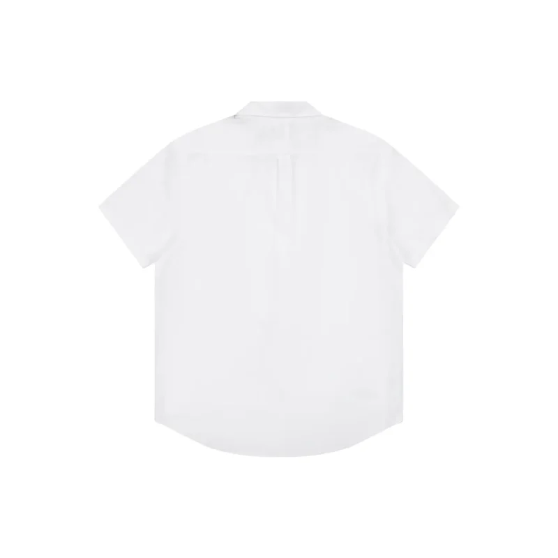 Back of RL Pure Linen Pony Logo Short-Sleeve T-Shirt