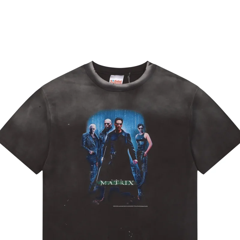 Saint Michael Matrix Graphic T-Shirt Details