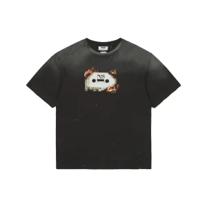 Saint Michael x Nas Flame Cassette Graphic T-Shirt