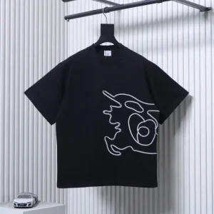 Sketch Rope Horse T-Shirt Color Black