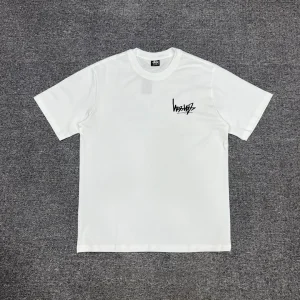 Stussy Reverse Logo Print T-Shirt Color White