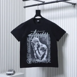 Stussy x Metalheadz Graphic Print Short Sleeve T-Shirt Color Black