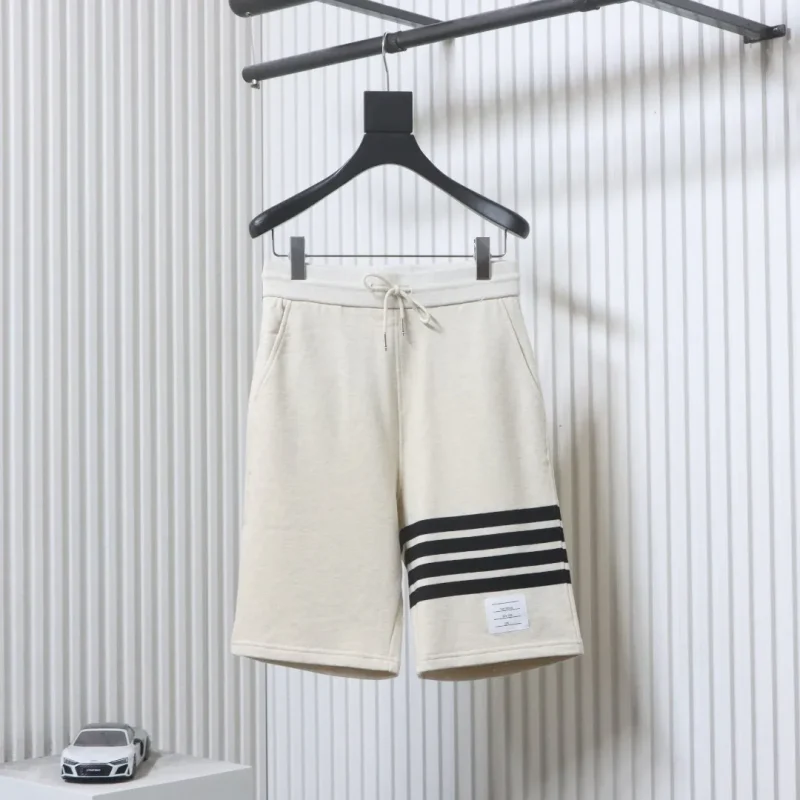 TB Classic Four-Bar Yarn Shorts Color White