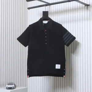 TB Classic Four-Stripe Polo T-Shirt Color Black