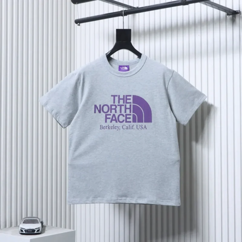 TNF x Palace Purple Label Logo T-Shirt Color Gray