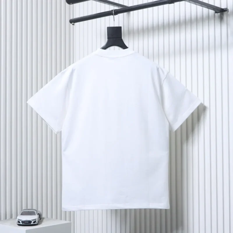 Back of WE11 DONE Online Data Style Simple Logo Letter Print T-Shirt