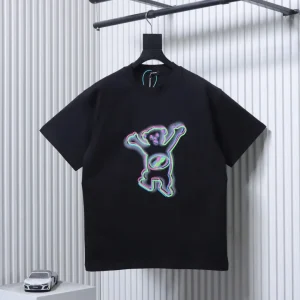 Well Done Phantom Bear Print T-Shirt Color Black