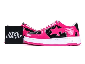 A Bathing Ape BAPE STA #5-3 Pink Black Pair Profile with Hypeunique Card