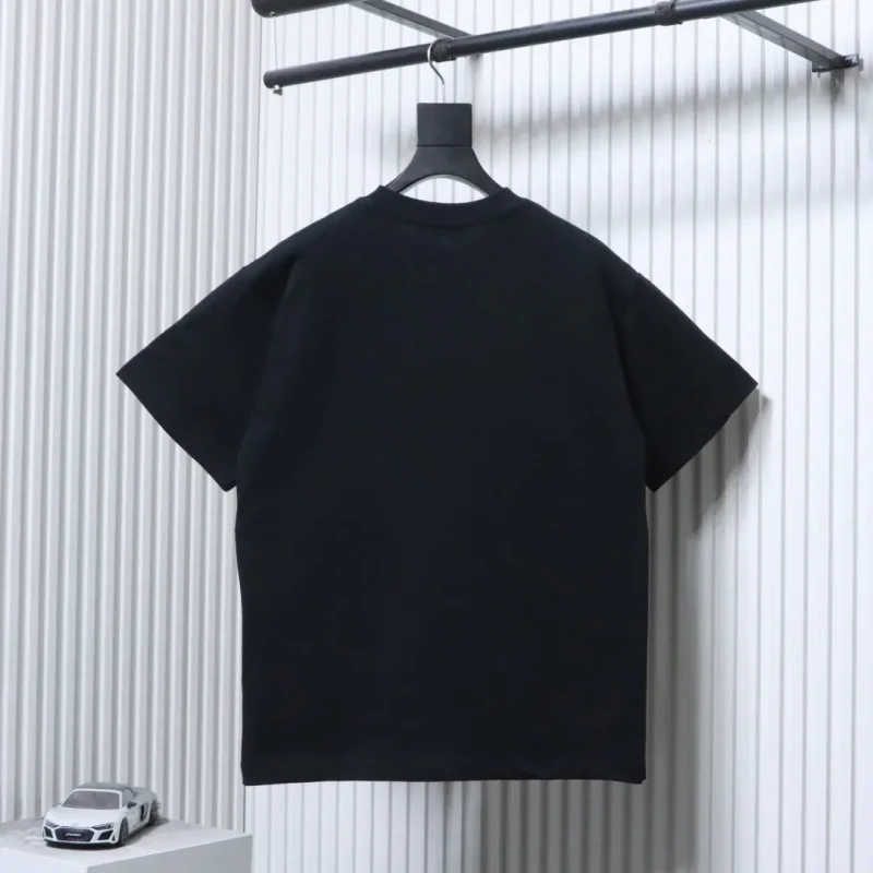 Back Acne 1996 Pocket Logo Print T-Shirt Color Black
