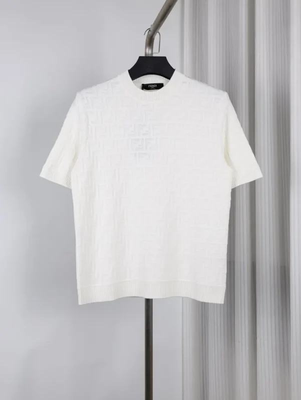 All-Over FF Jacquard Knit T-Shirt