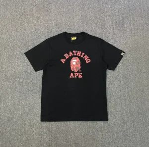 BAPE Camouflage Ape Head Graphic T-Shirt Color Black