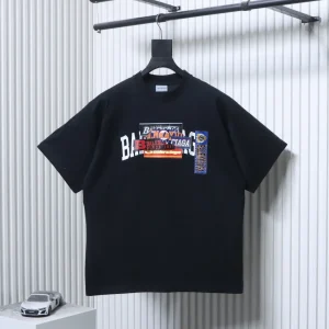 BLCG Layered Label Logo Print Oversized T-Shirt