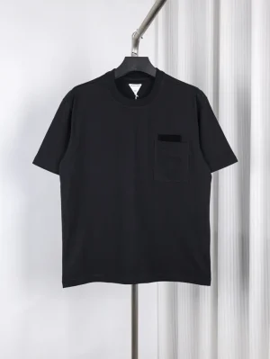 BV Leather Pocket Cotton T-Shirt