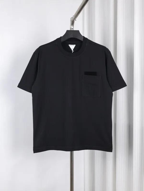 BV Leather Pocket Cotton T-Shirt