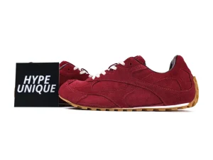 BV Orbit Flash Sneakers Barolo Pair Display with Hypeunique Card