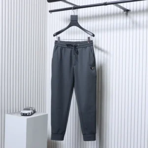 Back Pocket Flap Red Stripe Casual Trousers