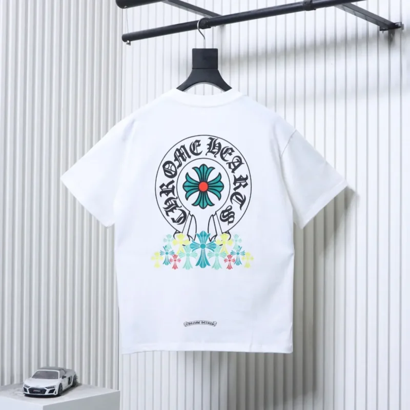 Back CH Floral Cross Logo Graphic T-Shirt
