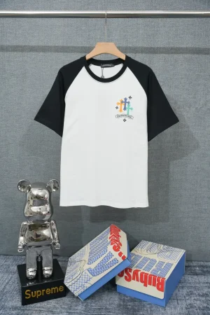 CH Floral Cross Smiley Graphic Raglan T-Shirt