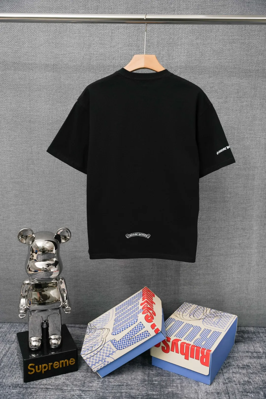 Back CH Gothic Neck Logo Pocket T-Shirt