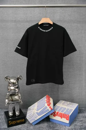 CH Gothic Neck Logo Pocket T-Shirt