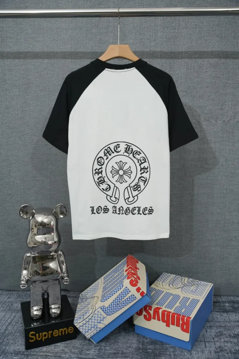 Back CH Los Angeles Horseshoe Logo Raglan T-Shirt