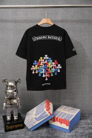 Back CH Multicolor Cross Cluster Pocket T-Shirt