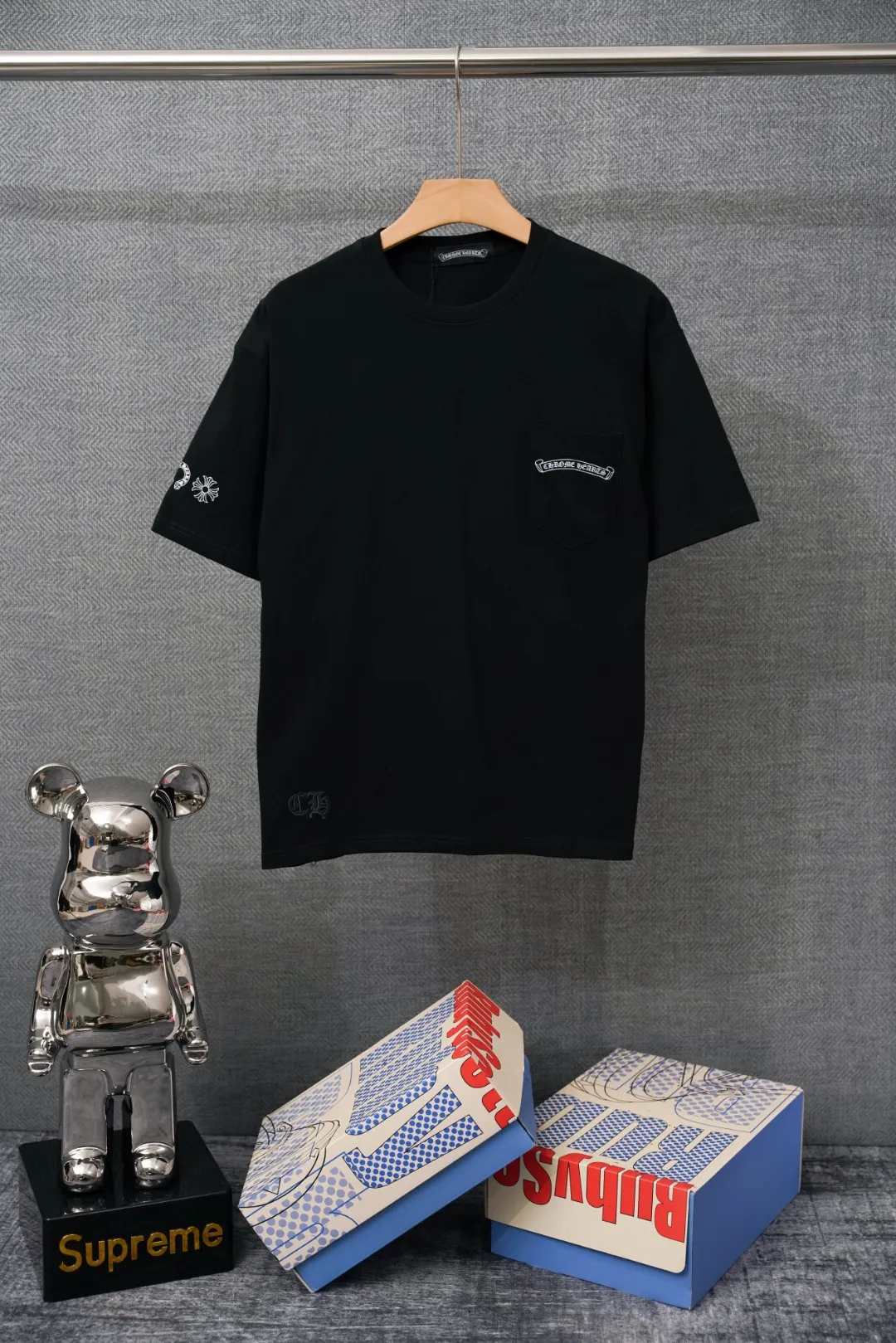 CH Multicolor Cross Cluster Pocket T-Shirt