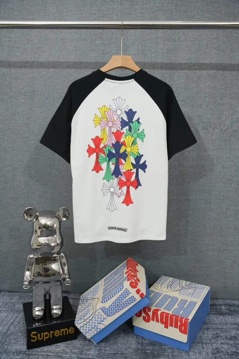 Back CH Multicolor Cross Cluster Raglan T-Shirt