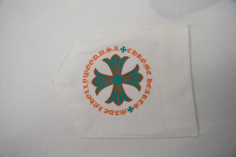 Pocket with Orange Aqua Cross Logo