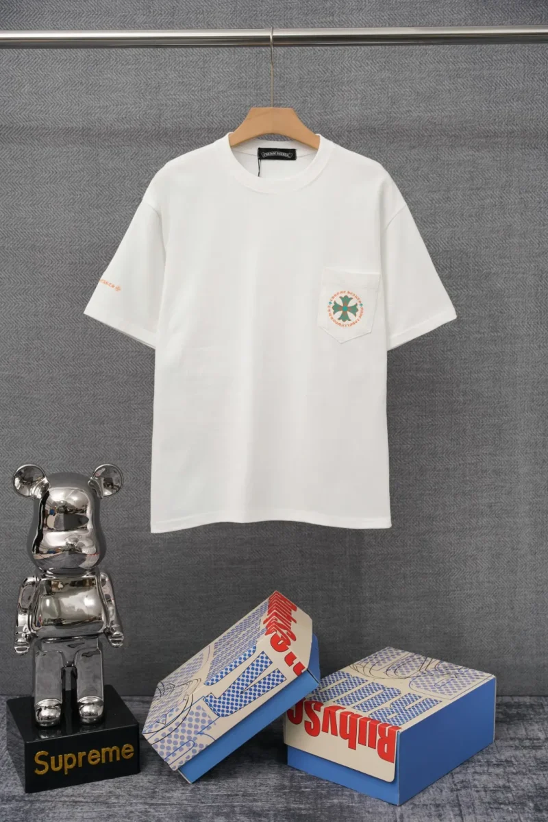 CH Orange & Aqua Cross Logo Pocket T-Shirt