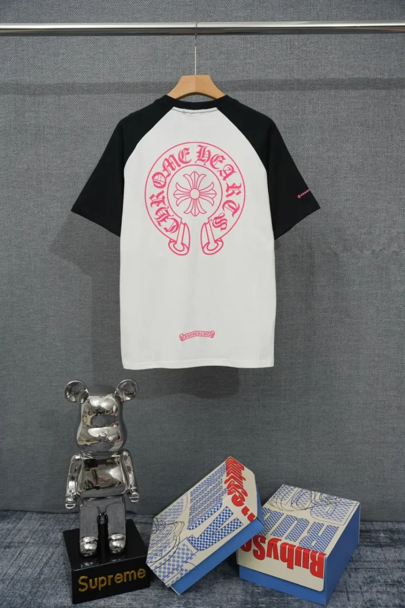 Back CH Pink Horseshoe Logo Raglan T-Shirt