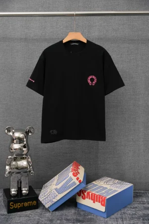 CH Pink Horseshoe Pocket Logo T-Shirt